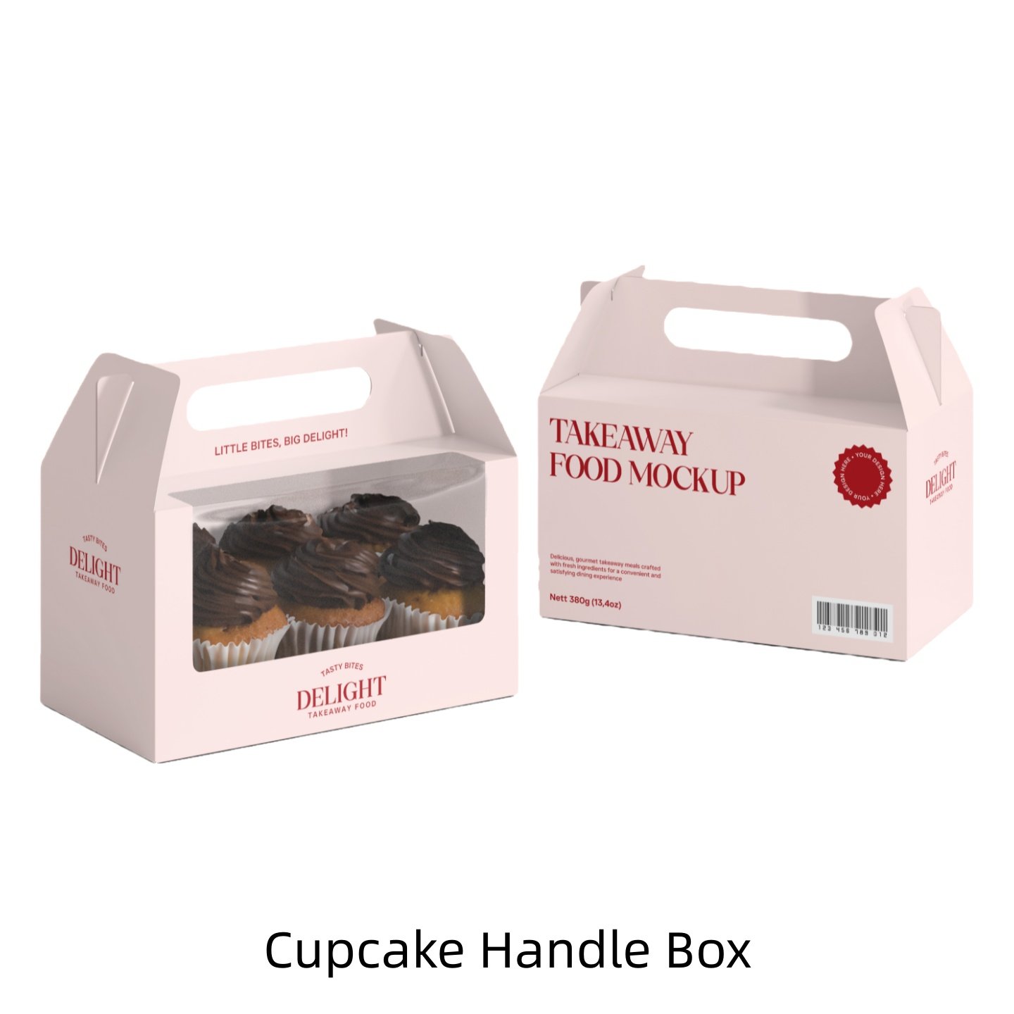 Cupcake Handle Box